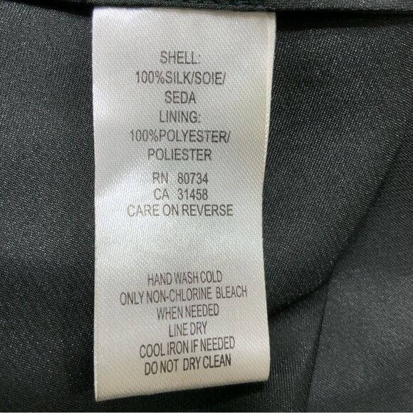 BCBGMaxAzria Black Silk Sequins Dress size 8 - Picture 6 of 10